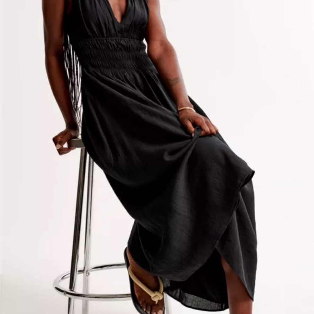 Boho Black Maxi Dress